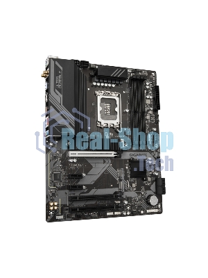 Материнская плата Gigabyte Z790 D AX, LGA 1700, Intel Z790, 4xDDR5, 4xSATA, 3xM.2, 1xPCI-E 5.0 x16, 1xPCI-E 4.0 x4, 2xPCI-E 3.0 x1, 1xHDMI, 1xDP, 1x 2.5Gb LAN, 4xUSB-A 3.2 Gen 1, 1xUSB-A 3.2 Gen 2, 2xUSB-A 2.0, 1xUSB-C 3.2 Gen 2, 3x3.5 мм, 7.1, ATX