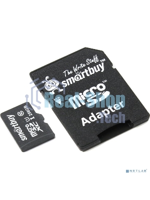 Флеш карта Micro SecureDigital 256Gb Smart buy SB256GbSDCL10-01 Micro SDHC Class 10, UHS-1, SD adapter