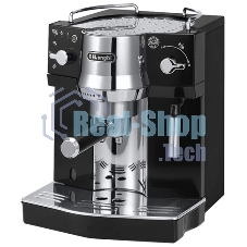 Кофеварка эспрессо DeLonghi EC820.B 1450Вт серебристый/черный