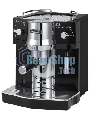 Кофеварка эспрессо DeLonghi EC820.B 1450Вт серебристый/черный