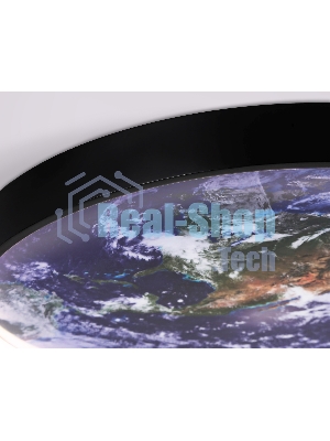 Настенно-потолочный светодиодный светильник Ambrella light FW11131 BK черный 15W LED 3000-6400K D240*38