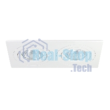 Встраиваемый поворотный точечный светильник Ambrella light TN102626/2 WH белый GU5.3 175*95*28