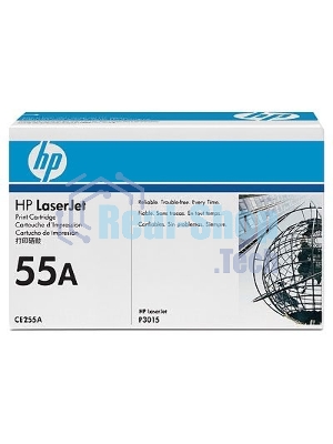 Картридж лазерный HP CE255A черный LJ P3015 (6000 стр.)