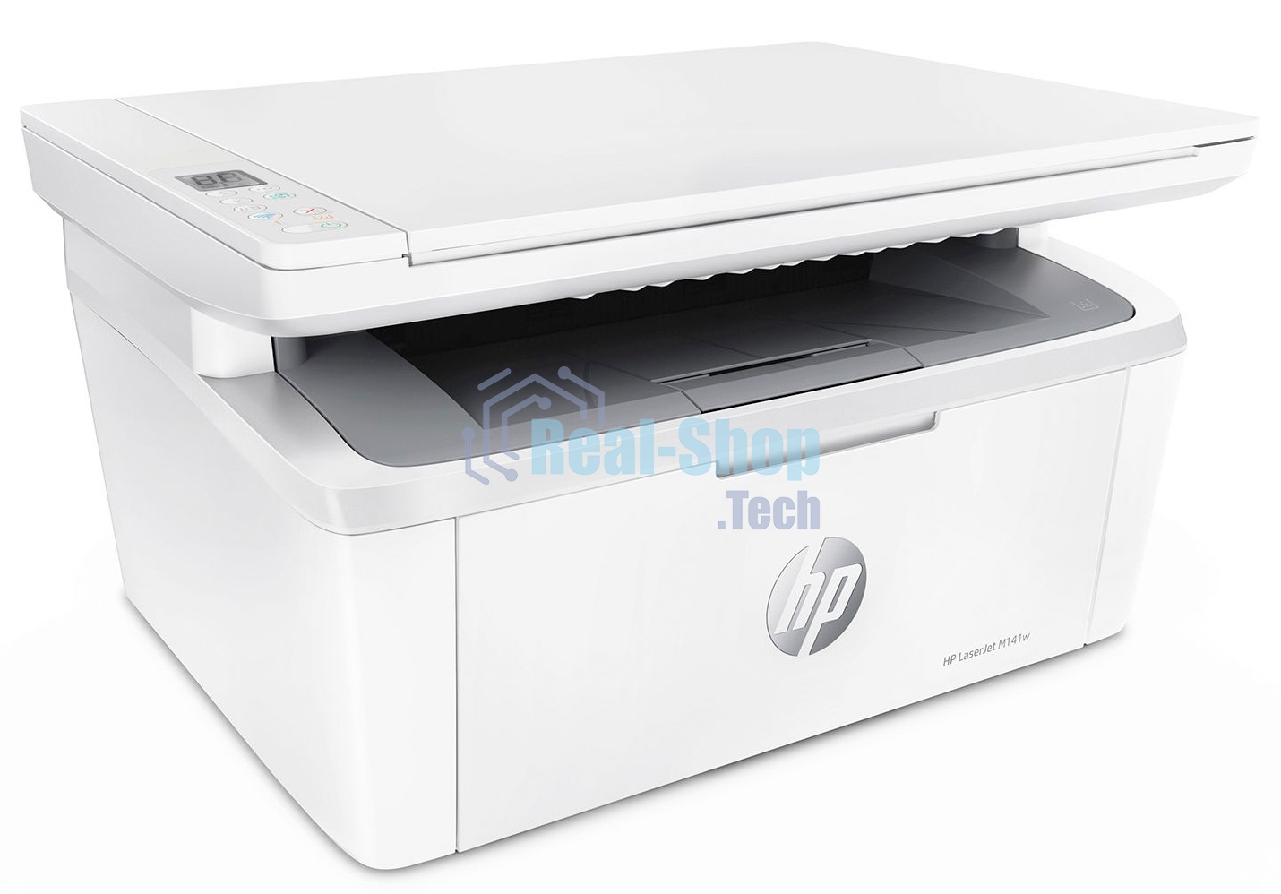 МФУ лазерное HP LaserJet M141w (7MD74A), A4, ч/б, печ. до 20 стр/мин., 600x600dpi, USB, Wi-Fi, Air Print, Mopria