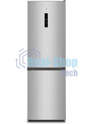 Холодильник Gorenje NRK619FAS4 серый двухкамерный 207/93л морозилка снизу, No Frost