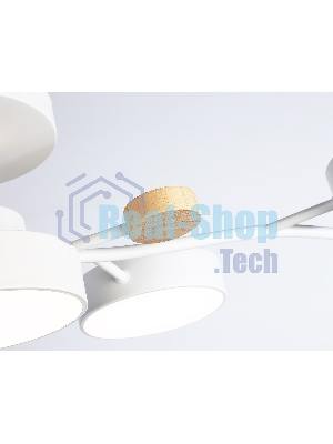 Светильник Ambrella light FL4834/5 WH белый 3000K-6400K 70W 830*400*160 (ПДУ ИК)