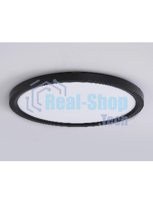 Светильник светодиодный ультратонкий Ambrella light FZ1910 BK черный IP54 44W 3000K-6500K CCT-переключатель D600*25 (Без ПДУ)