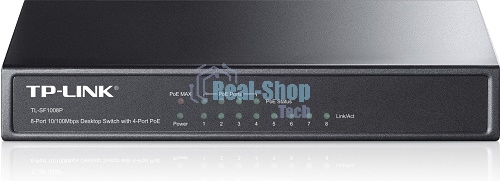 Коммутатор TP-Link SMB TL-SF1008P Коммутатор 8-port 10/100M Desktop PoE Switch