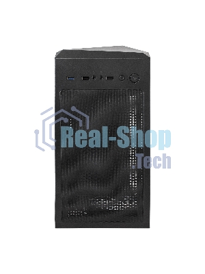 Компьютерный корпус Miditower ExeGate EVO-8225-NPX600 (ATX, БП 600NPX с вент. 12см, 2хUSB+1хUSB 3.0, черный, 2 вент. с RGb подсветкой и полоса на передней панели, боковая панель - закаленное стекло)