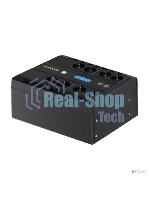 Источник бесперебойного питания ExeGate NEO Smart LHB-1000.LCD.AVR.8SH.CH.USB 1000VA/650W, LCD, AVR, 8*Schuko, USB, 4*USB-порта для зарядки, черный