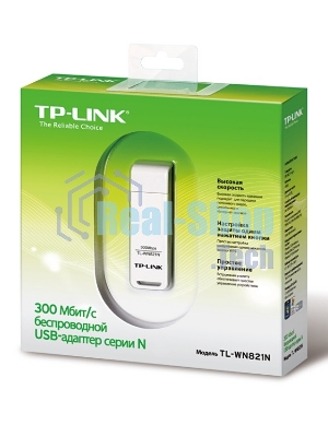 Сетевой адаптер TP-Link TL-WN821N Беспроводной USB адаптер 300 Мбит/с стандарта N