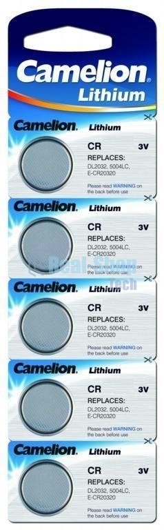 Элемент питания литиевый Camelion CR CR2025 BL-5 (блист.5шт)
