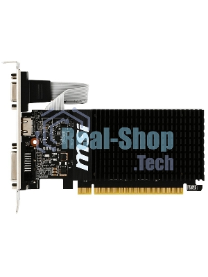 Видеокарта MSI PCI-E GT 710 2GD3H LP nVidia GeForce GT 710 2048Mb 64bit DDR3 954/1600 DVIx1/HDMIx1/CRTx1/HDCP Ret low profile