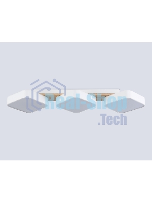 Светильник Ambrella light FL4877/3 WH/WD белый/дерево 54W 3000-6000K 680*200*70 (без ПДУ)