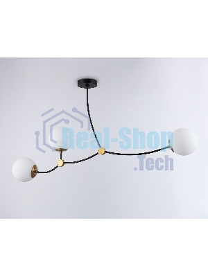 Светитльник Ambrella Light TR2568/3 BK/SB черный/бронза E27/3 max 60W 1130*150*540