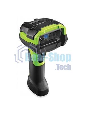 Сканер штрих-кода ручной Zebra DS3678 2D Imager (дальнобойный), беспроводной, USB, Bluetooth, зеленый/черный