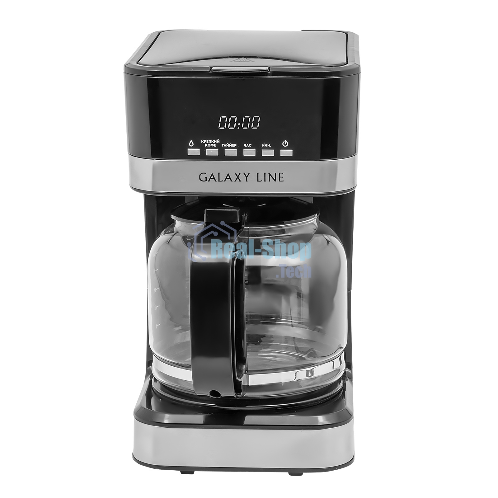 Кофеварка капельная Galaxy Line GL 0711 черный, исп. кофе - молотый, 1,8 л, 1100 Вт.