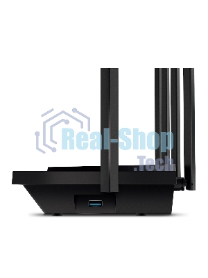 Роутер TP-Link Archer AX73 AX5400 Dual Band Wireless Gigabit Router, 1.5 GHz Tri-Core CPU, 1 GE WAN + 4 GE LAN ports, 1× USB 3.0 Port, support 1024-QAM, OFDMA, MU-MIMO, Airtime Fairness, Beamforming, 160MHz Channel Width, come with HomeShieldTM, support Russia PPTP/L2TP/PPPoE