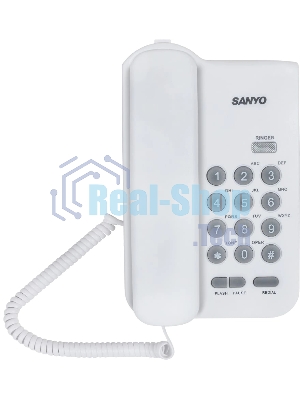 Телефон проводной SANYO RA-S108W белый