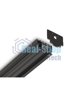Комплект заглушек для шинопровода GL1990 BK черный 50*43*1,5 2 шт