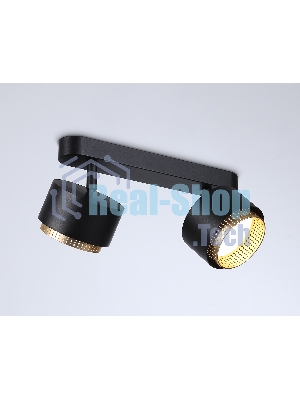 Светильник Ambrella light TN71288/2 BK/GD черный/золото GX53/2 max 12W 270*95*137