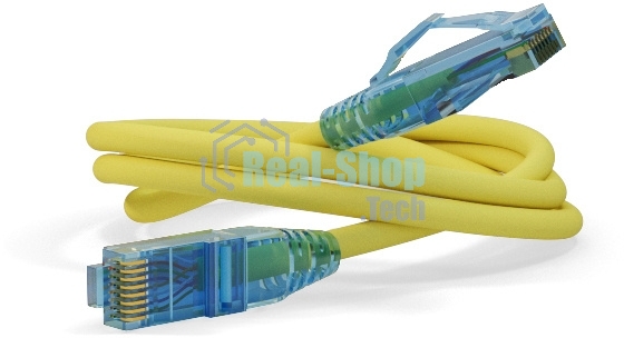 Патч-корд Hyperline PC-LPM-UTP-RJ45-RJ45-C6-2M-LSZH-YL Патч-корд U/UTP, Cat.6, LSZH, 2 м, желтый