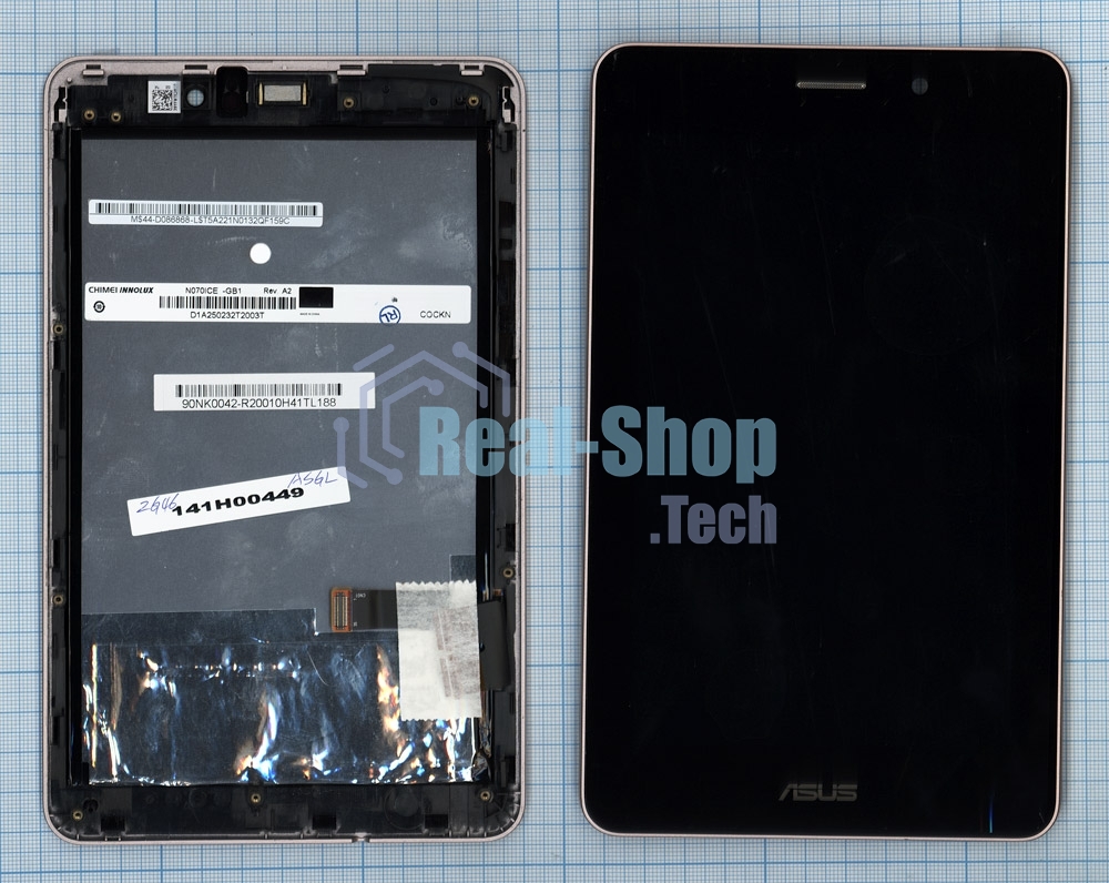 Модуль (матрица + тачскрин) для Asus FonePad 7 ME371MG ME371 черный с бронзовой рамкой