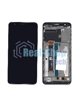 Дисплей для Asus ZenFone Max Plus M1 ZB570TL черный c рамкой