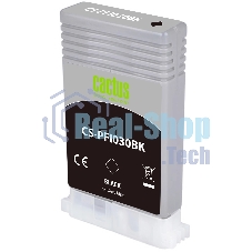 Картридж струйный Cactus CS-PFI030BK PFI-030BK черный (55мл) для Canon imagePROGRAF TA-20/30