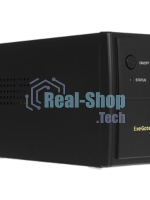 Источник бесперебойного питания ExeGate Smart LB-450.LCD.AVR.4C13 (450VA/270W, LCD, AVR, 4*C13, батарея 12V 4.5Ah, Black)