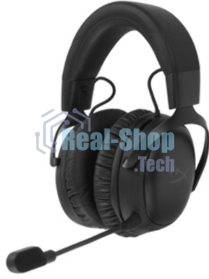 Гарнитура HyperX Cloud III S Wireless чёрный/красный, беспроводная, радиоканал, до 120 ч, съёмный микрофон, совместимость с PS5