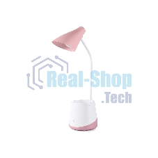Светодиодная настольная лампа Ambrella light DE565 PI/WH розовый/белый LED 3000-6000K 5W