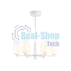 Подвесной светодиодный светильник Ambrella light LH11107/6 WH/FR белый/белый матовый 24W 3000K D630*280