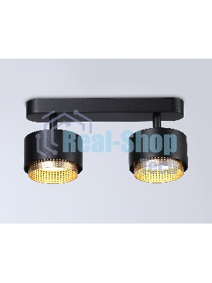 Светильник Ambrella light TN71288/2 BK/GD черный/золото GX53/2 max 12W 270*95*137