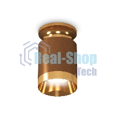 Светильник Ambrella Light XS6304130 SCF/PYG кофе песок/золото желтое полированное MR16 GU5.3 (N6905, C6304, N6134)