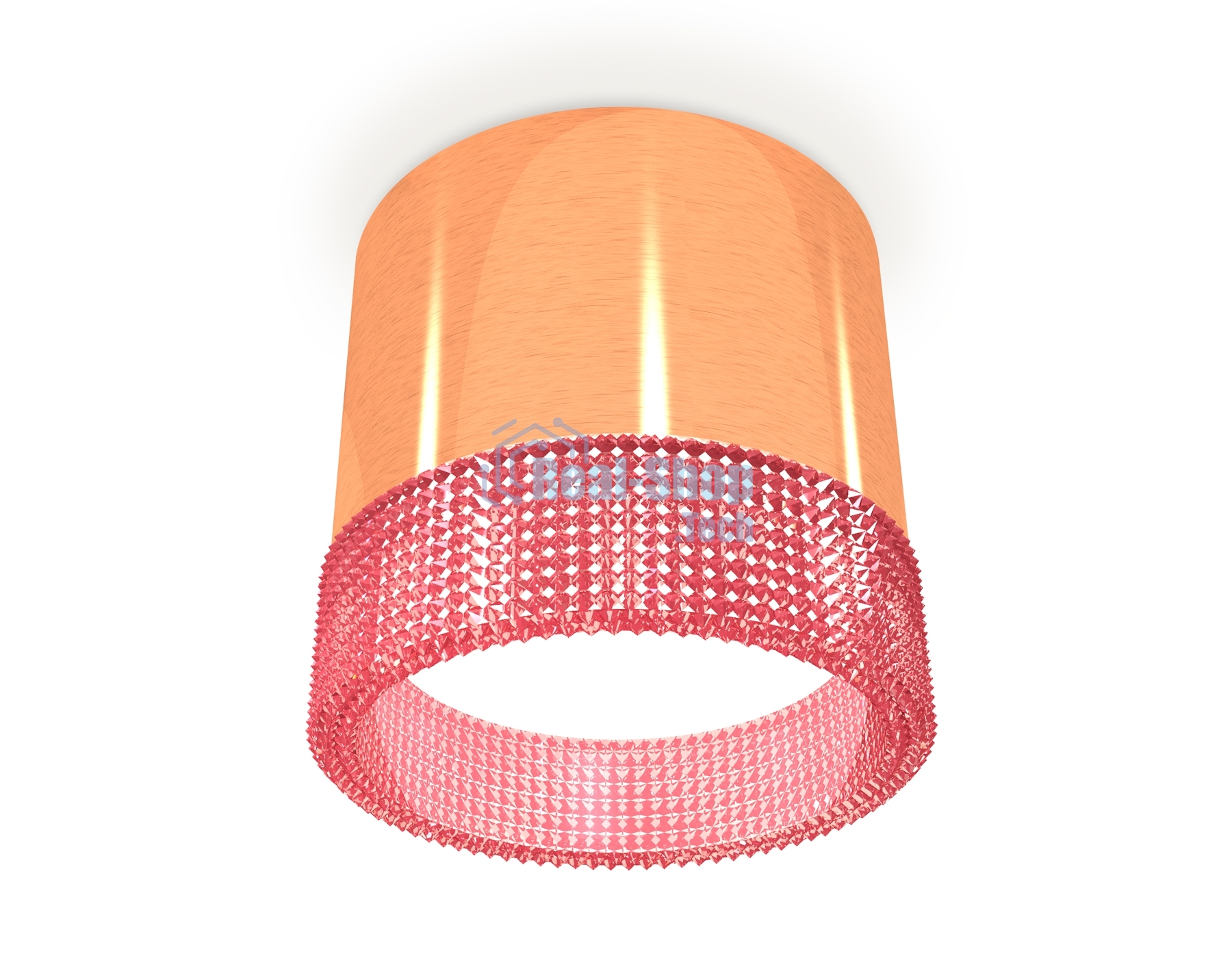 Светильник Ambrella Light XS8122022 PPG/PI золото розовое полированное/розовый GX53 (C8122, N8486)