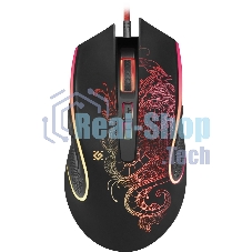 Мышь проводная Defender Venom GM-640L черный, 3200 dpi, USB, кнопки - 8