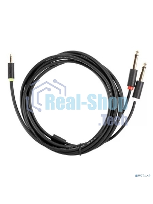 Кабель-адаптер 3.5ST(M)/2X6.35 ST(M), 3м, Telecom PRO TAV6168-3M
