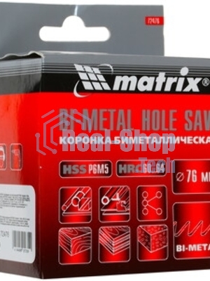 Коронка Matrix BIMETAL, 20 мм