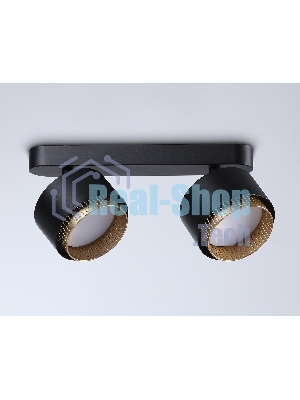Светильник Ambrella light TN71288/2 BK/GD черный/золото GX53/2 max 12W 270*95*137