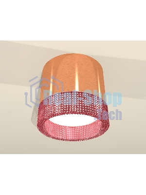 Светильник Ambrella Light XS8122022 PPG/PI золото розовое полированное/розовый GX53 (C8122, N8486)