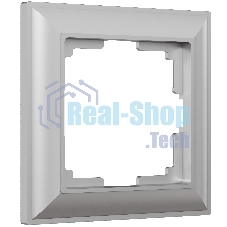 Рамка на 1 пост (серебряный) W0012206