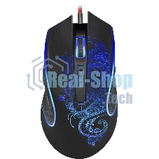 Мышь проводная Defender Venom GM-640L черный, 3200 dpi, USB, кнопки - 8