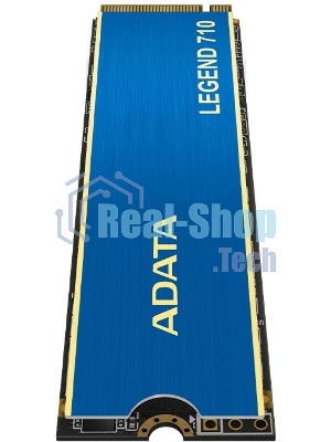 Накопитель SSD ADATA LEGEND 710, 512Gb, PCIe 3.0 x4, M.2 2280, NVMe, R/W 2400/1600, с радиатором