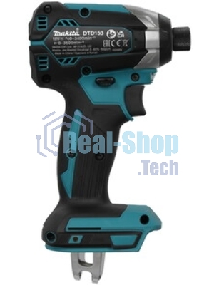 Дрель-шуруповерт Makita DTD153ZJ, 18 В, 0 Ач, 170 Нм, бесщеточный, ударный