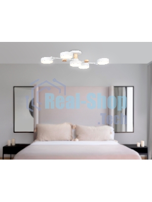 Светильник Ambrella light FL4834/5 WH белый 3000K-6400K 70W 830*400*160 (ПДУ ИК)