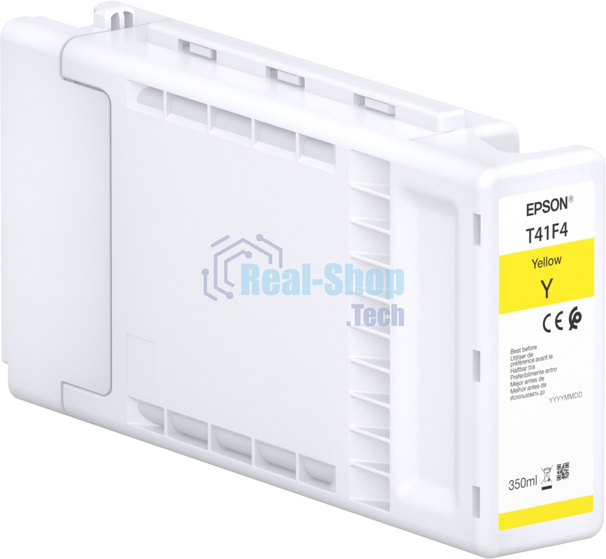 Картридж струйный Epson T41F440 (C13T41F440) Singlepack UltraChrome XD2 желтый (350 мл) для SureColor T3400, T3400N, T3405, T3405N, T5400, T5400M, T5405
