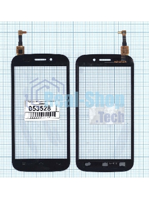 Сенсорное стекло (тачскрин) для Micromax A210 Canvas 4, черное