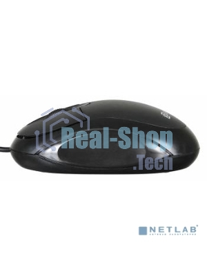 Мышь проводная Oklick 105S черный, 800 dpi, USB, кнопки - 3