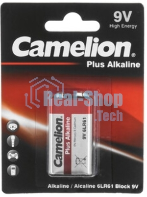Элемент питания Camelion (1655) 6LR61 PLUS ALKALINE BL-1 (6LR61-BP1 9В)